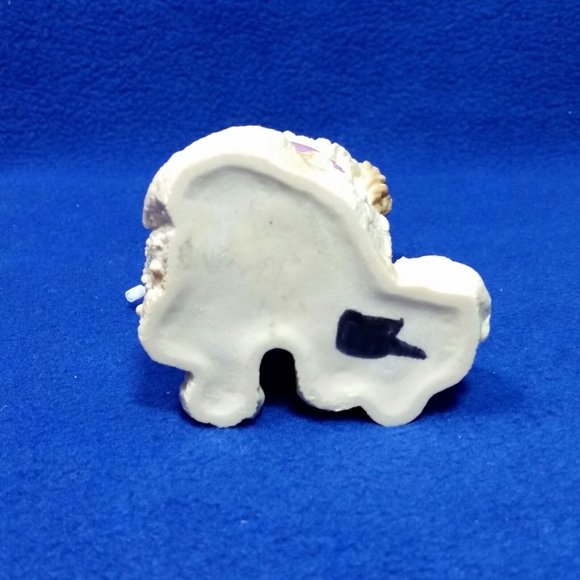 March Of Dimes 2015 Terrier Mom and Puppy Ornament Purple Sweater No Box - Picture 10 of 10